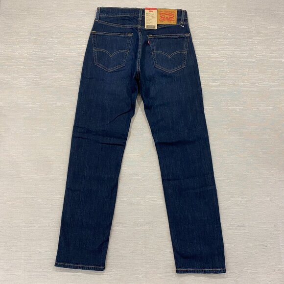 Levi's 505 Jeans Mens 30 x 32 Straight Leg Regular Fit Dark Wash Denim Pants - Picture 2 of 16